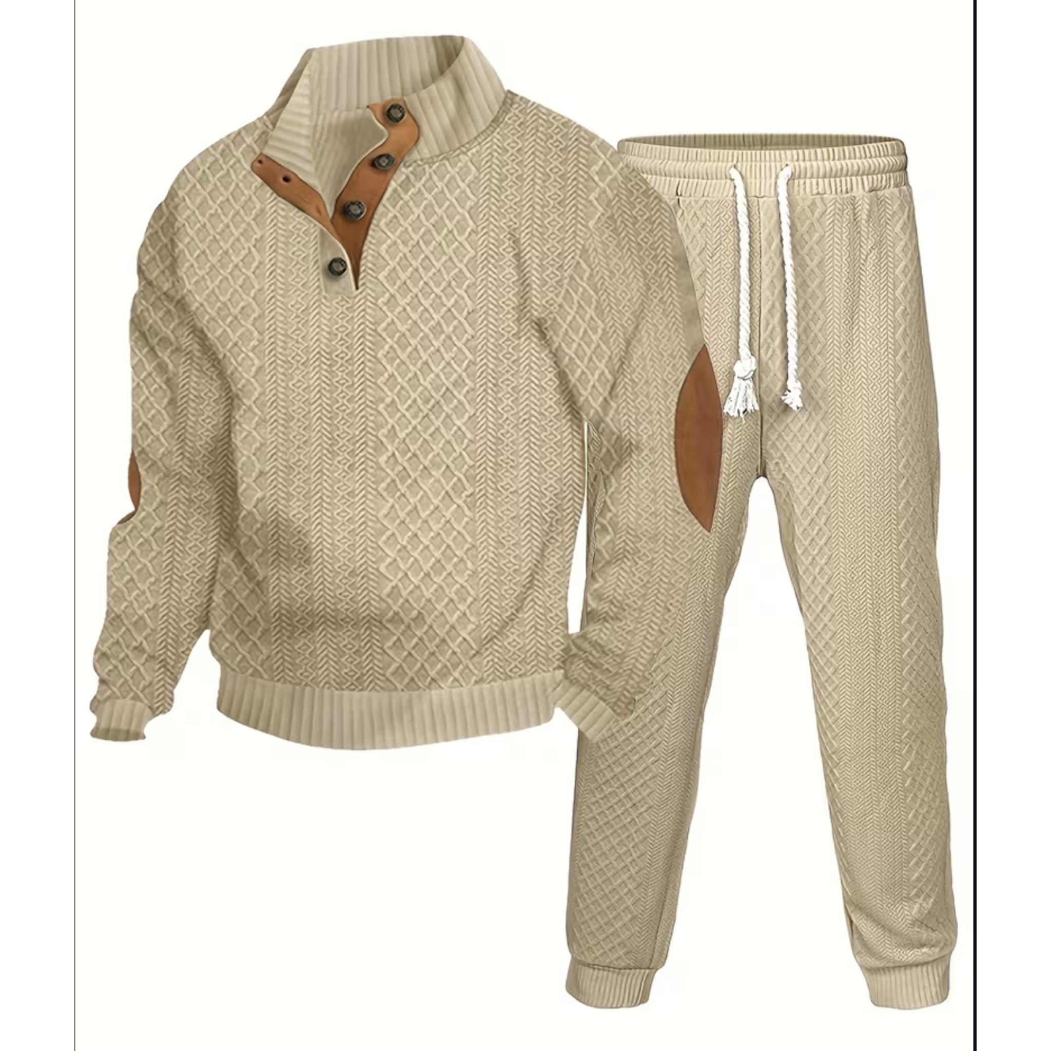 Alviani Knitted Lounge Set for Men