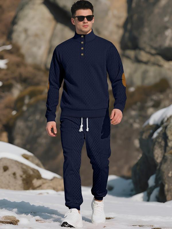 Alviani Knitted Lounge Set for Men