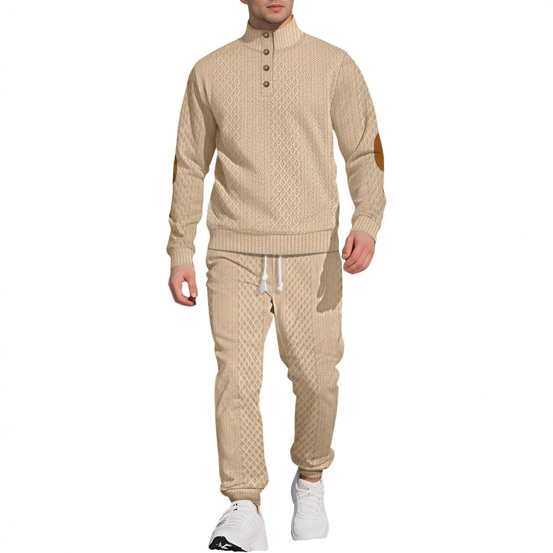 Alviani Knitted Lounge Set for Men